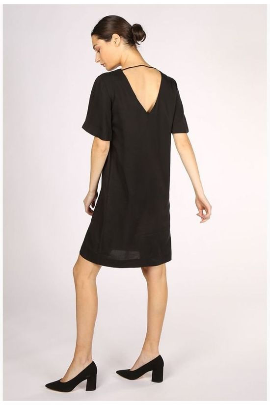 B.Young Jurk Byinga V-Neck Black