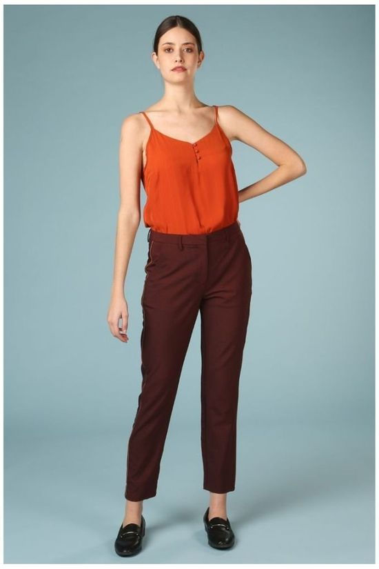 Ichi Pantalon kassa Pa Bordeaux / Maroon
