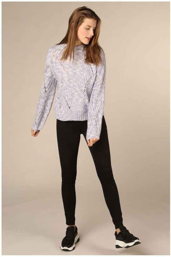 Ichi Pull ginger Ls light purple