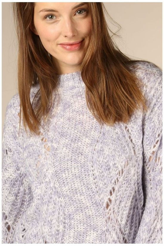 Ichi Pull ginger Ls light purple