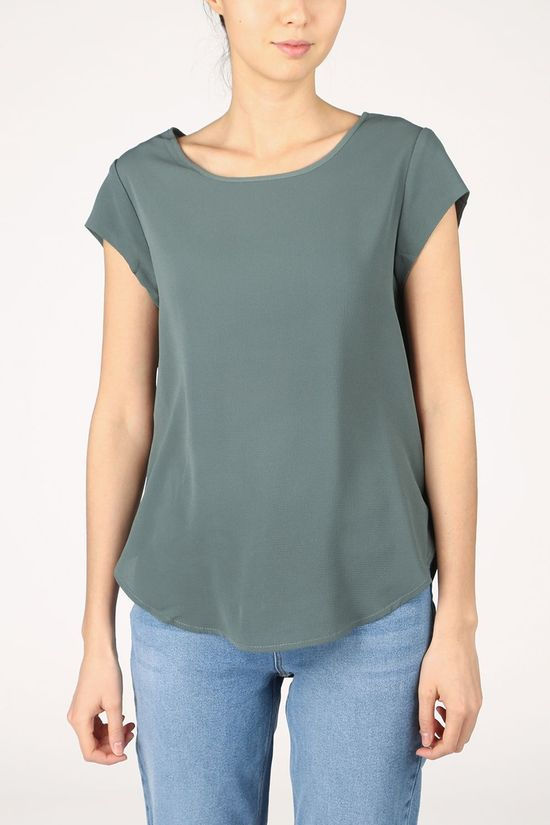 Only Blouse vic Solid Noos light green
