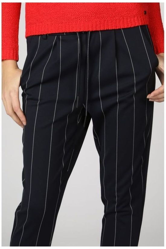 Only Broek poptrash Tempo Stripe dark blue/white