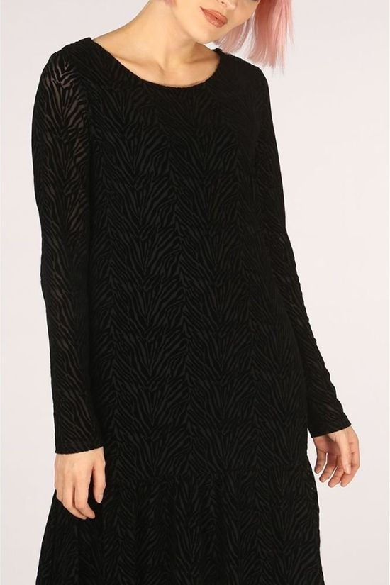 Vila Jurk sebra L/S Black
