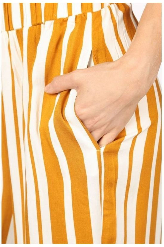 Object Jumpsuit Objjequeline S/L dark yellow/white