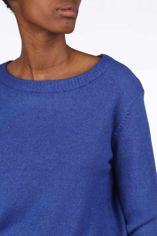 Vila Pull Viril L/S O-Neck Knit -Noos royal blue