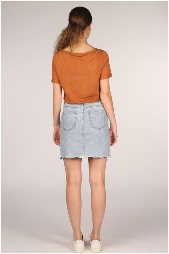 Object Jupe Gracie Bleu Denim Light Blue (Jeans)