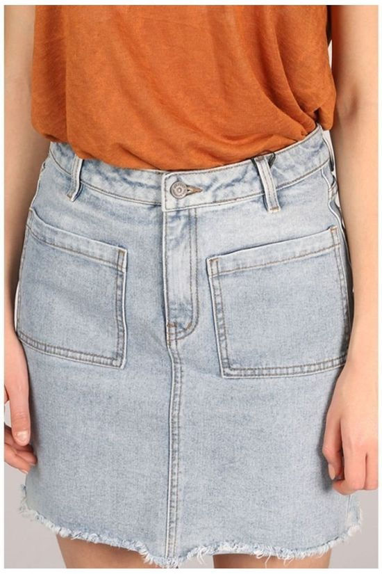 Object Jupe Gracie Bleu Denim Light Blue (Jeans)