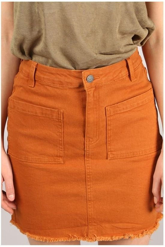 Object Jupe Gracie Twill Camel Brown