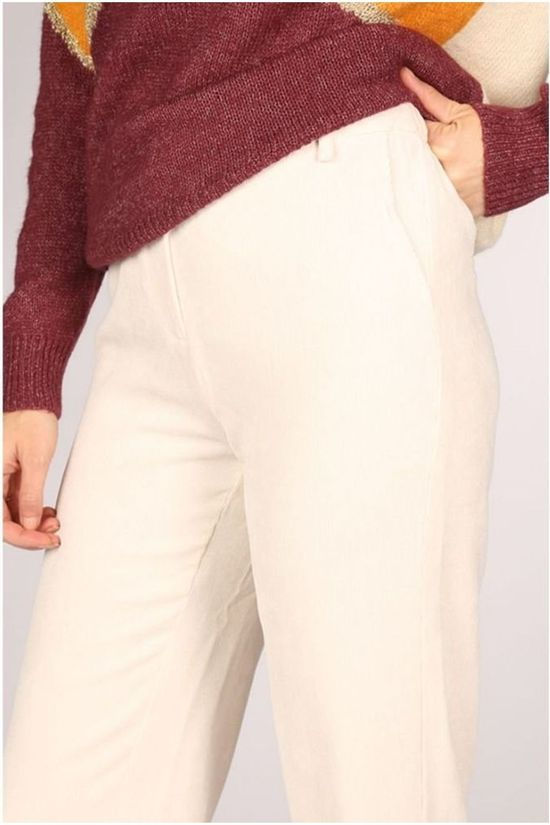 Vila Broek Viamara Babycordoruy off white
