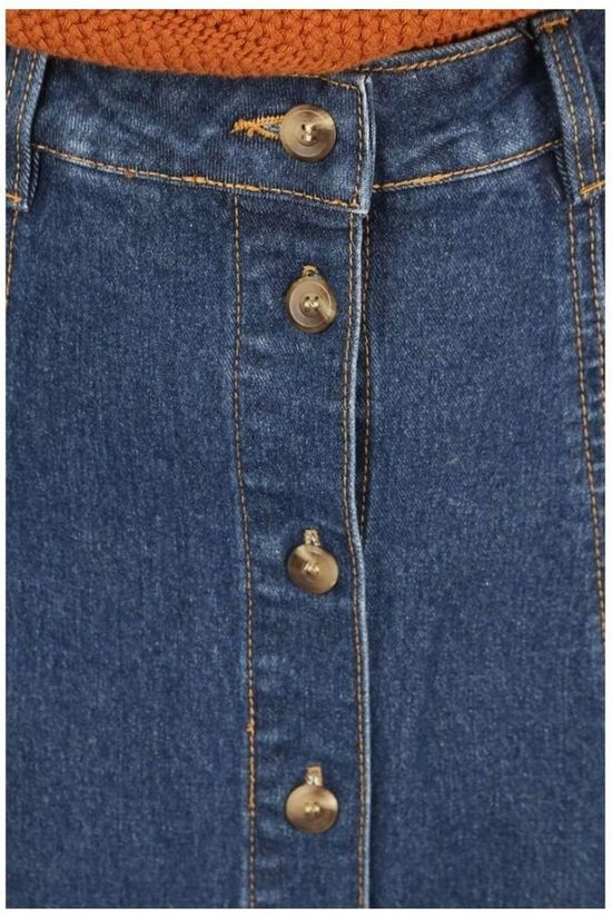 Object Jupe Sinya Hw Denim Mid Blue (Jeans)