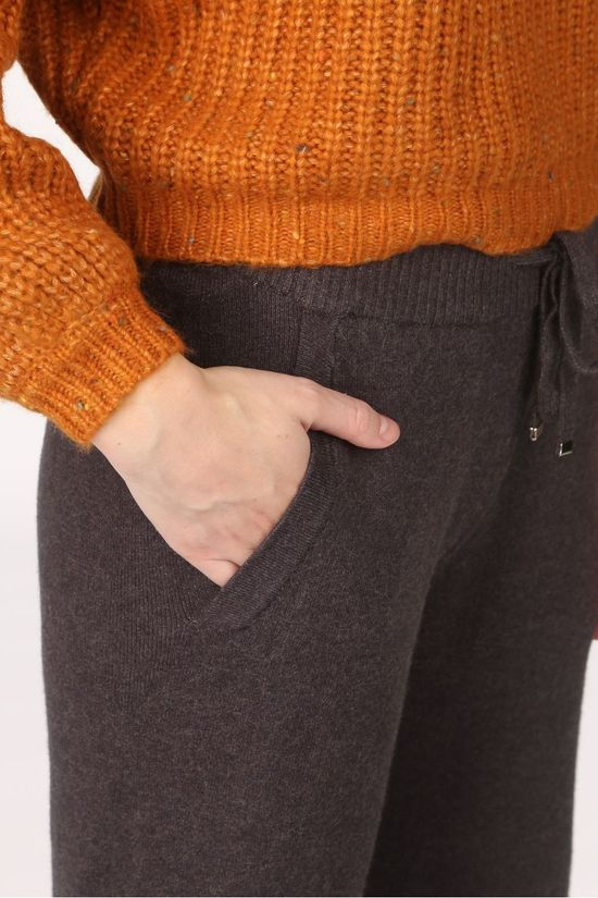 Vila Broek ril Rwrx Straight Pants/Des Dark Grey Marle