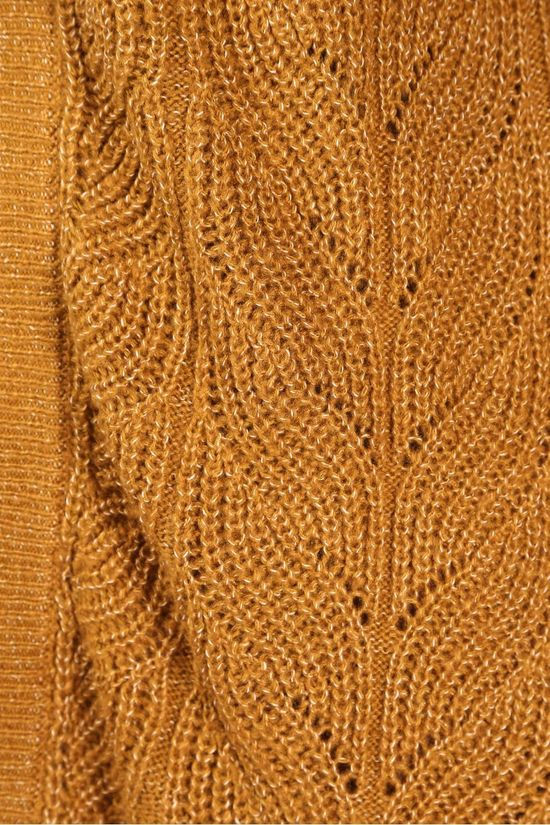 Object Cardigan Nova Stella Ls Knit  Noos Camel Brown