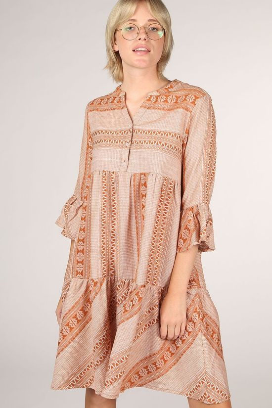 Object Robe Natacha 3/4 rust/white