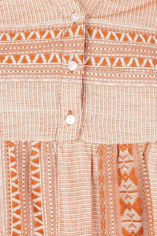 Object Robe Natacha 3/4 rust/white