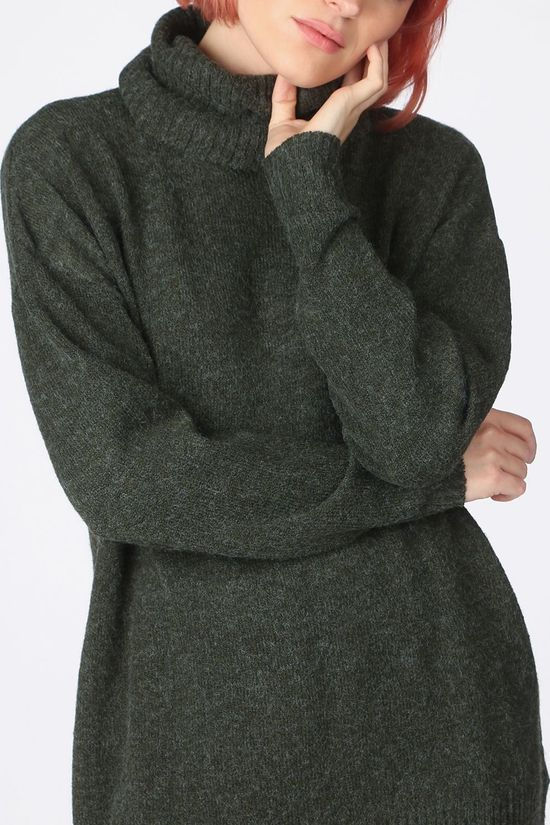 Vila Pull hanna Rollneck L/S/Su-Noos dark khaki