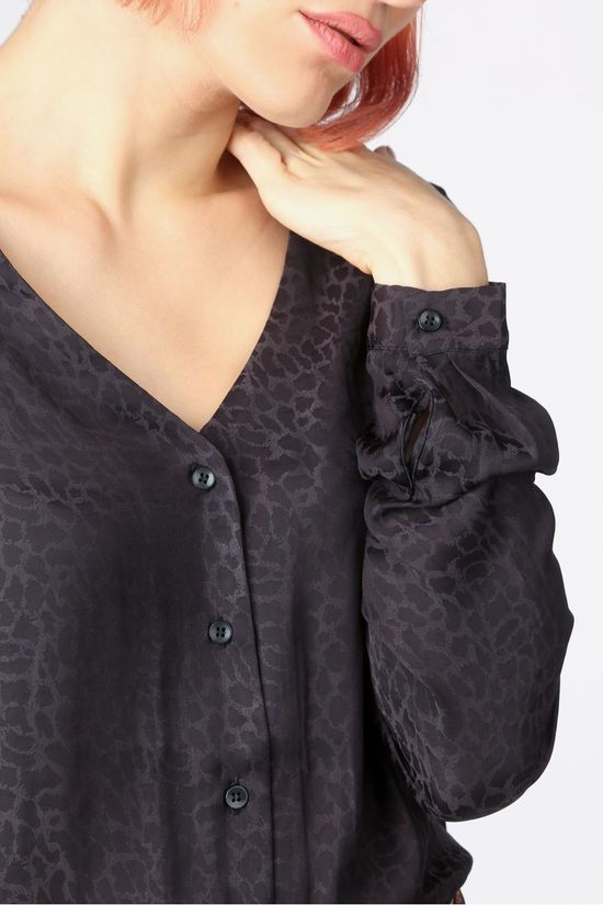 Vila Hemd necoli L/S/Su Black
