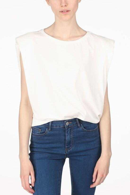 Vila T-Shirt Vifuma off white