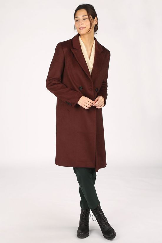 Object Manteau Lina dark brown