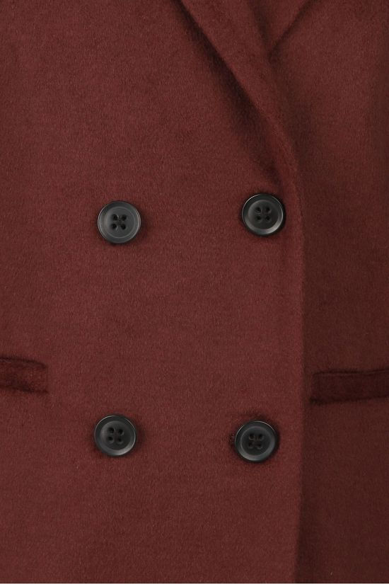 Object Manteau Lina dark brown