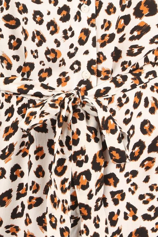 Vila Robe mask L/S Ankle/L Ecru/Ass. Camouflage
