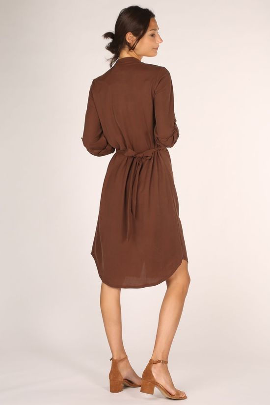 Object Robe jarrie L/S dark brown