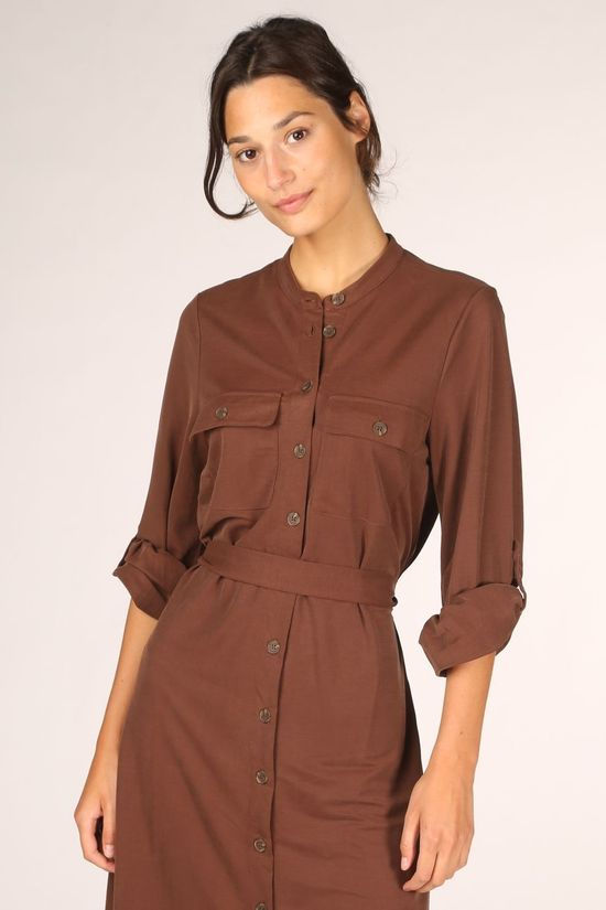 Object Robe jarrie L/S dark brown