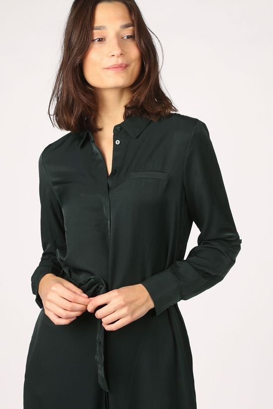 Object Robe eileen L/S Seasonal dark green