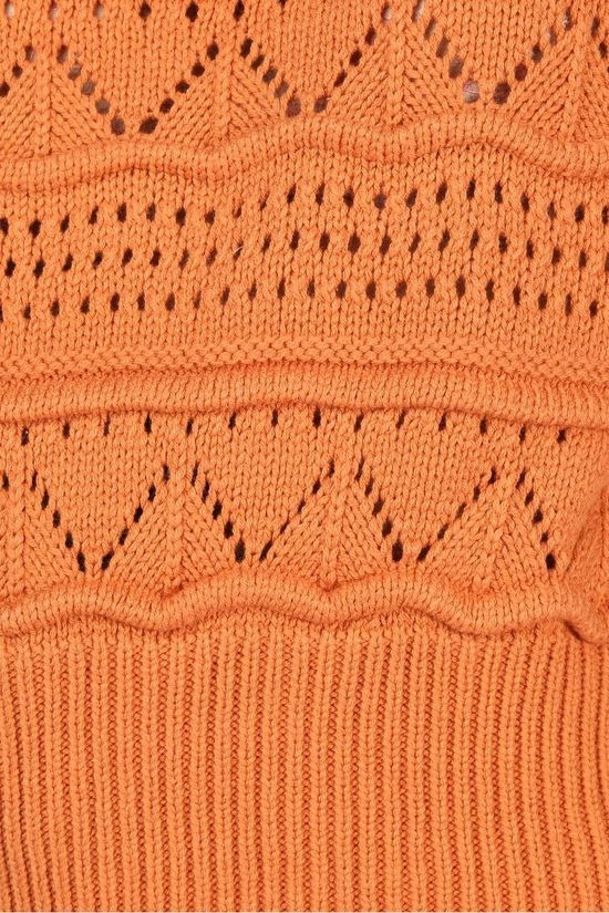 Object Pull janny L/S Orange/Mid Pink