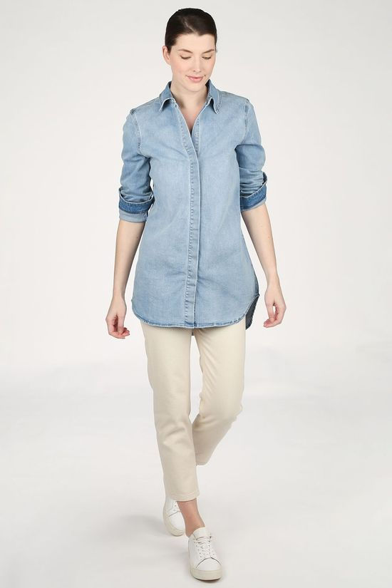 Object Chemise Objwin Denim Denim / Jeans/Light Blue