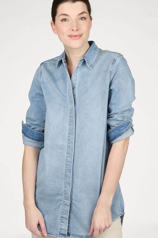 Object Chemise Objwin Denim Denim / Jeans/Light Blue