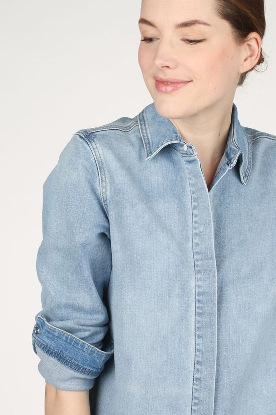 Object Chemise Objwin Denim Denim / Jeans/Light Blue