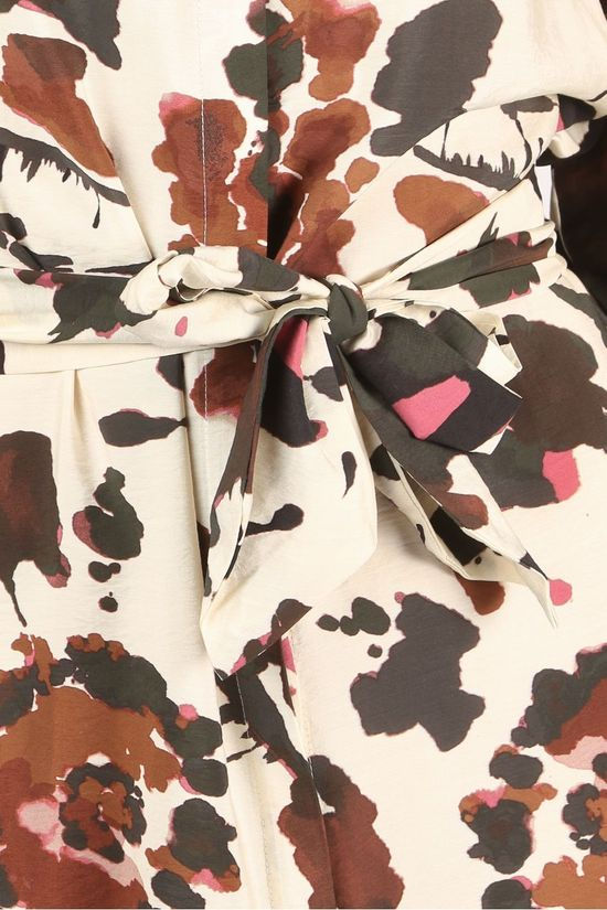 Object Robe alika L/S Ecru/Mid Khaki