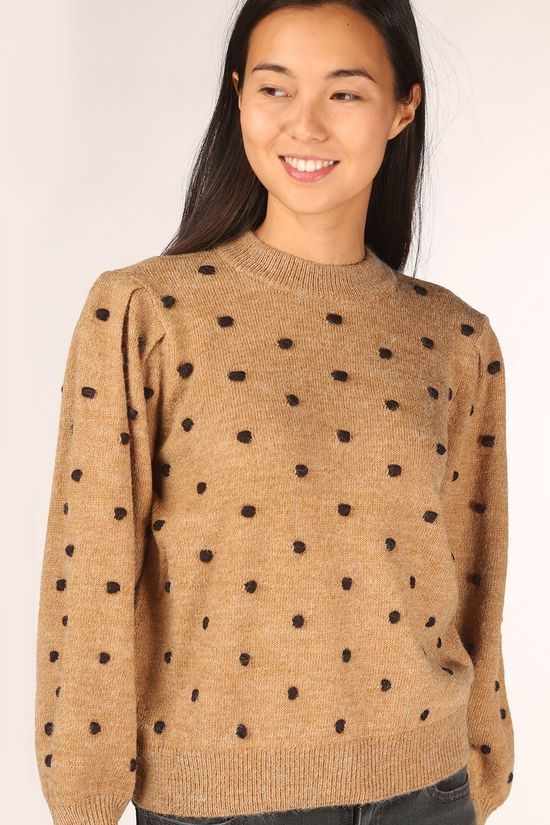 Object Pull laurie L/S Sand Brown