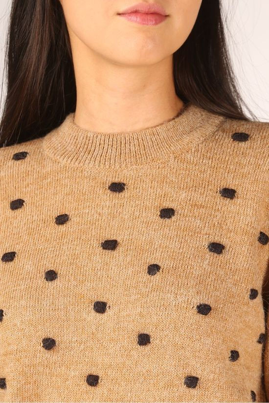 Object Pull laurie L/S Sand Brown