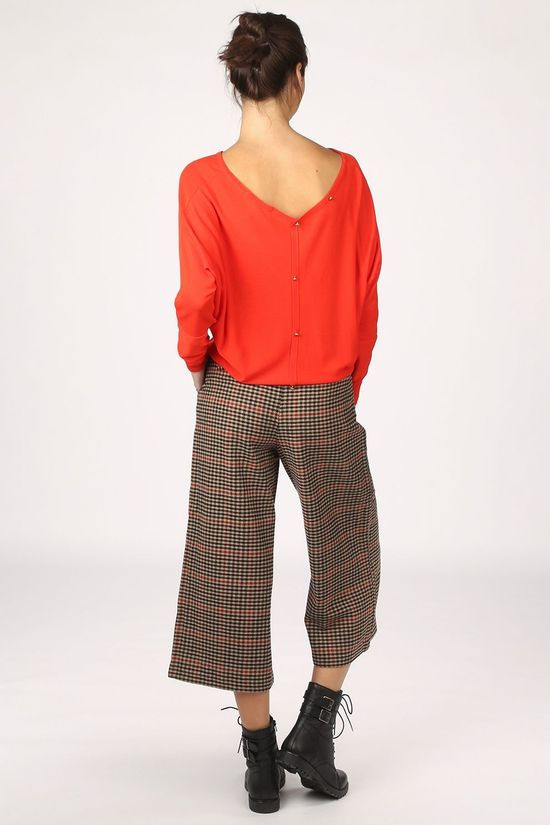 Object Pantalon hollis Mw Sand Brown/Red