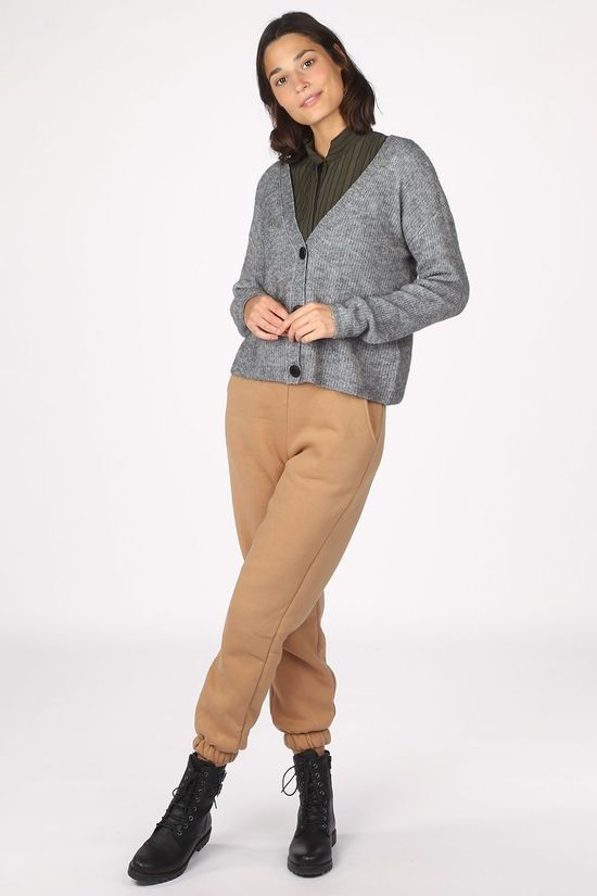 Object Cardigan holly L/S light grey