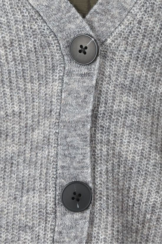 Object Cardigan holly L/S light grey