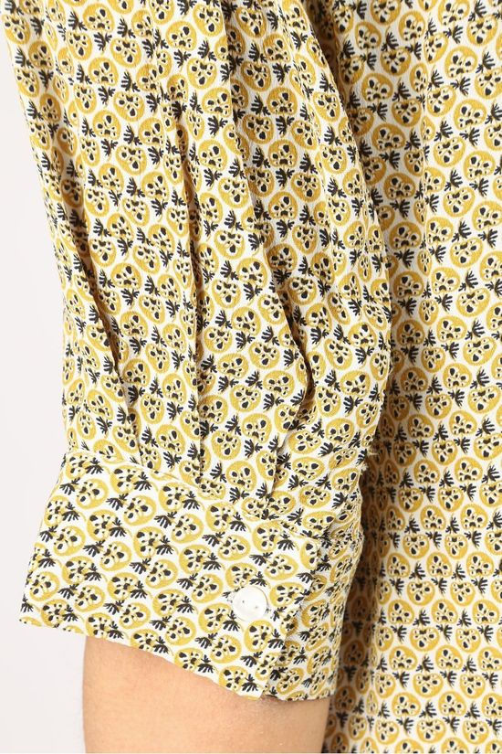 Vila Blouse Viemora Dark Yellow/Black