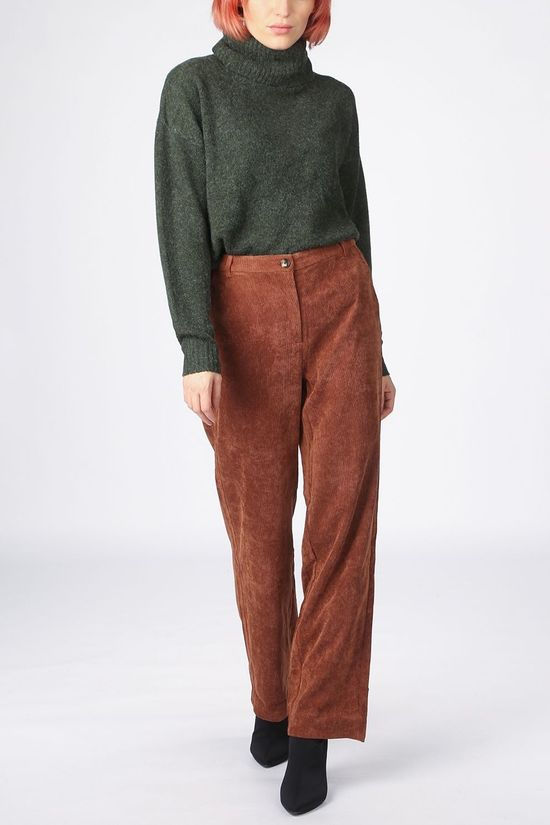 Vila Broek Vives Corduroy Sand Brown