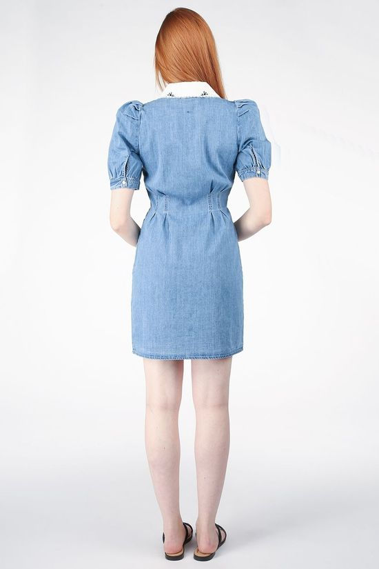 Object Robe Objzoe 2/4 Denim mid blue