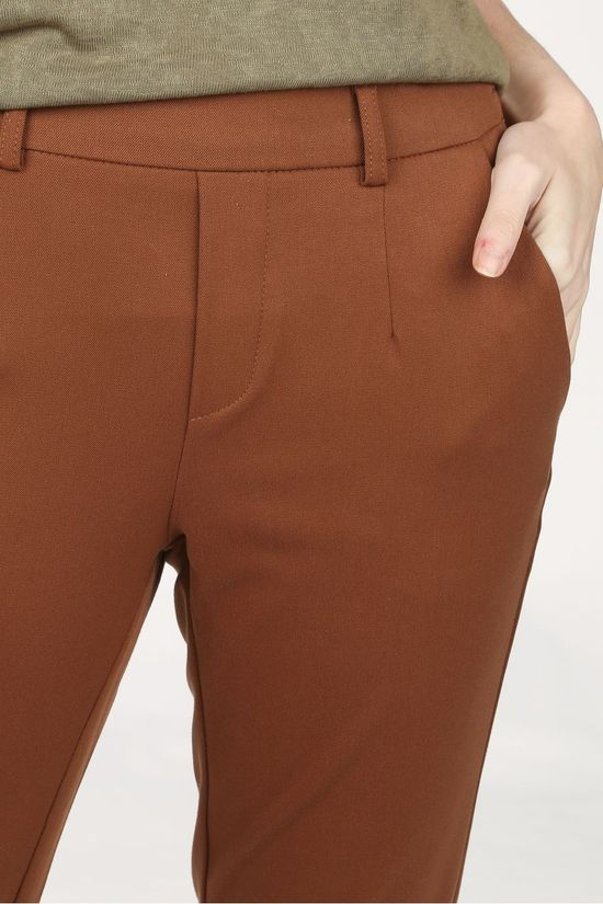 Object Pantalon Lisa Slim Noos mid brown
