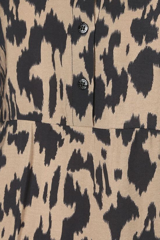Object Jurk Objmarcela Ls Mid Brown/Black