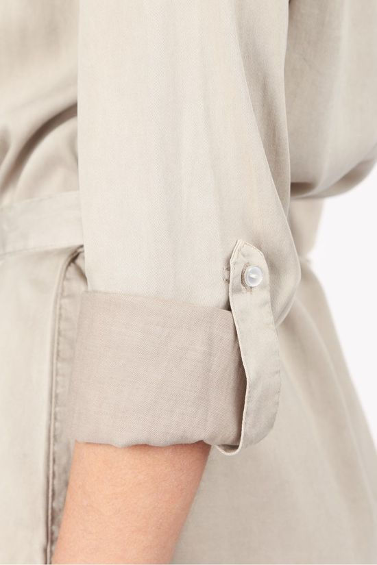 Vila Robe Vibista Denim Belt Taupe