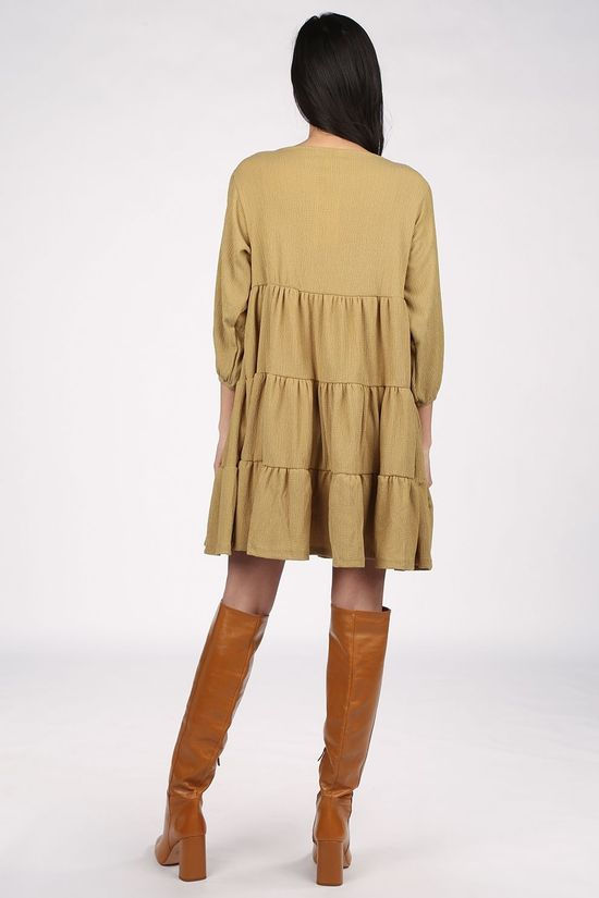 Object Jurk Objsif 3/4 mid khaki