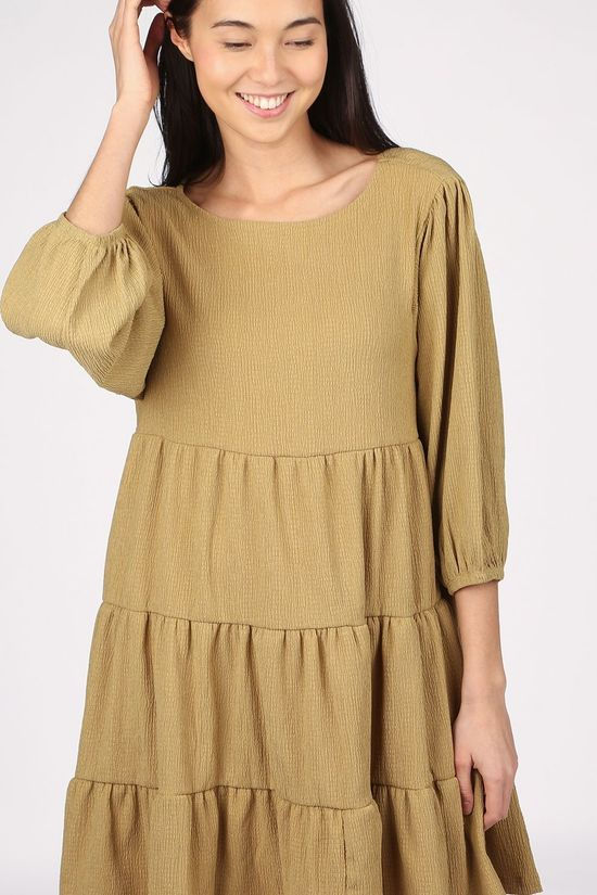 Object Jurk Objsif 3/4 mid khaki