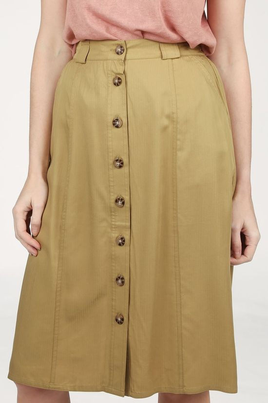 Object Jupe Objcat High Waist mid khaki