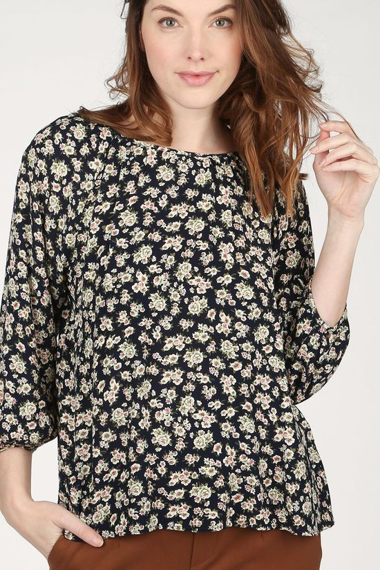 Object Blouse Objanmira 3/4 Dark Blue/Assorted / Mixed