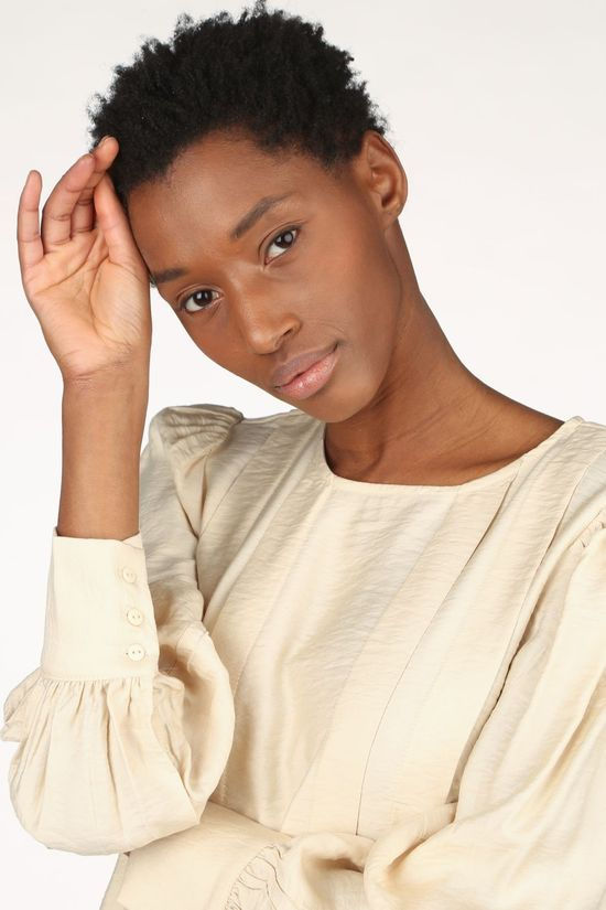 Object Blouse Objsana Ls Ecru