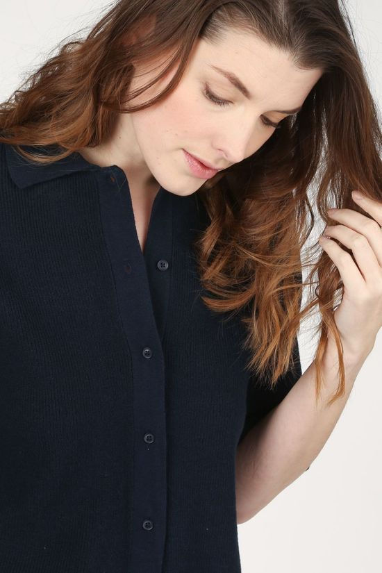 Object Cardigan Objdarma Ss Cardigan dark blue