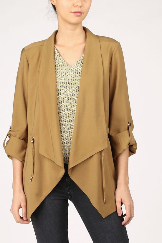 Vila Blazer Viadie dark khaki